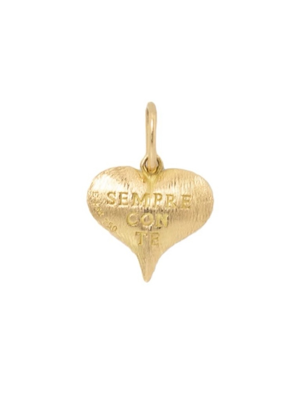 Erica Molinari Gold, Blue, Enamel and Diamond Heart Charm - Picture 3 of 6